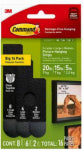 COMMAND Command 17218BLK-16ES Picture Hanging Strip, 20 lb, Foam, Black, Adhesive HARDWARE & FARM SUPPLIES COMMAND