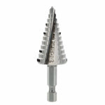 DIABLO Diablo DSD0875S12 Step Drill Bit, 3/8 to 7/8 in Dia, 2-3/4 in OAL, Dual Flute, 1/4 in Dia Shank, Hex Shank TOOLS DIABLO