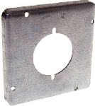 RACO INCORPORATED 4-11/16 In. Single Receptacle Box Cover