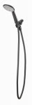 HOMEWERKS WORLDWIDE LLC-IMPORT 5-Spray Handheld Shower Head, 1.8 GPM, Matte Black PLUMBING, HEATING & VENTILATION HOMEWERKS WORLDWIDE LLC-IMPORT