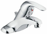 MOEN Moen Adler Series WS84503 Bathroom Faucet, 1.2 gpm, 1-Handle, Metal, Chrome-Plated, Lever Handle, Low-Arc Spout PLUMBING, HEATING & VENTILATION MOEN