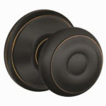 SCHLAGE LOCK CO Aged Bronze Georgian Passage Knob