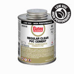 OATEY COMPANY Clear PVC Pipe Cement, 16 oz. PLUMBING, HEATING & VENTILATION OATEY COMPANY