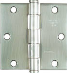 ASSA ABLOY AMERICAS RESIDENTIALI NC 3-1/2 In. Stainless Steel Square Corner Door Hinge HARDWARE & FARM SUPPLIES ASSA ABLOY AMERICAS RESIDENTIALI NC