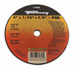 FORNEY Forney 71856 Cut-Off Wheel, 4 in Dia, 1/32 in Thick, 3/8 in Arbor, 60 Grit, Medium, Aluminum Oxide Abrasive TOOLS FORNEY
