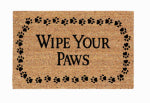 SPORTS LICENSING SOLUTIONS LLC Wipe Your Paws Coir Door Mat, 24 x 36 In. HOUSEWARES SPORTS LICENSING SOLUTIONS LLC
