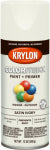 KRYLON Krylon K05567007 Enamel Spray Paint, 12 oz Can, 25 sq-ft Coverage Area, Acrylic Base, Satin, Ivory PAINT KRYLON