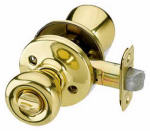 ASSA ABLOY AMERICAS RESIDENTIALINC. Tylo Entry Lockset, Polished Brass Finish