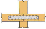 SIMPSON STRONG-TIE Simpson Strong-Tie ST Series ST6215 Strap Tie, 16-5/16 in L x 2-1/16 in W Dimensions, 16 ga, Steel, Galvanized/Zinc HARDWARE & FARM SUPPLIES SIMPSON STRONG-TIE