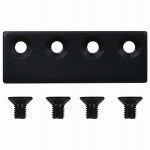 ASSA ABLOY AMERICAS RESIDENTIALI NC Sliding Door Connecting Adaptor, Matte Black