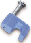 GB Gardner Bender PTP-25T Poly Data Cable Staple, 1/4 in W Crown, Polyethylene ELECTRICAL GB