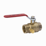 B & K INDUSTRIES Southland 107-753NL Ball Valve, 1/2 in Connection, FPT x FPT, 500 psi Pressure, Brass Body PLUMBING, HEATING & VENTILATION B & K INDUSTRIES