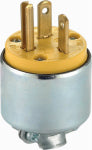 LEVITON MFG CO 20A YEL ARMORED PLUG ELECTRICAL LEVITON MFG CO