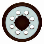 DEWALT DEWALT DWE64233 Sander Pad, 5 in Dia, Hook and Loop TOOLS DEWALT