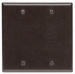 LEVITON MFG CO 2G BRN BLANK WALLPLATE ELECTRICAL LEVITON MFG CO