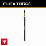 DEWALT DEWALT FLEXTORQ DWAF6SQ2IR Impact Screwdriving Bit, #2 Drive, Square Drive, 1/4 in Shank, Hex Shank, 6 in L, Steel TOOLS DEWALT