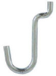 CRAWFORD PRODUCTS 12 In. Curved Pegboard Hook, 8-Pack