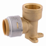 SHARKBITE SharkBite Max Series UR340A Drop Ear Elbow, 3/4 in, 90 deg Angle, Brass, 250 psi Pressure PLUMBING, HEATING & VENTILATION SHARKBITE