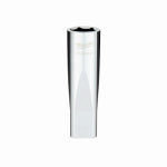 MILWAUKEE Milwaukee 45-34-9141 Socket, 17 mm Socket, Deep Socket, 1/2 in Drive, 6-Point, Chrome Vanadium Steel, Chrome TOOLS MILWAUKEE