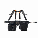 PULL R HOLDING CO LLC Carpenter's Tool Belt with Suspenders TOOLS PULL R HOLDING CO LLC