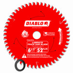 DIABLO Diablo D0652TSL Track Saw Blade, 6-1/2 in Dia, 20 mm Arbor, 52-Teeth, Carbide Cutting Edge TOOLS DIABLO