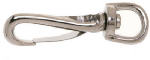 APEX TOOLS GROUP LLC Spring Snap, Swivel Round Eye, Zinc/Nickel, 3/8 In.