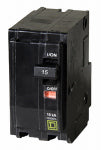 SQUARE D Square D QO QO215CP Circuit Breaker, Mini, 15 A, 2 -Pole, 120/240 VAC, 48 VDC, Plug Mounting, Black ELECTRICAL SQUARE D
