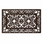 SPORTS LICENSING SOLUTIONS LLC Coir & Rubber Door Mat, Black, 18 x 30 In. HOUSEWARES SPORTS LICENSING SOLUTIONS LLC