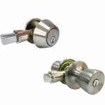 TAIWAN FU HSING INDUSTRIAL CO Tulip Mobile Home Combination Lockset, Stainless Steel