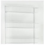 CLOSETMAID ClosetMaid 8022 Series Wall Rack, 5 in L x 18-3/4 in W x 18-1/2 in H Dimensions, Steel, White HARDWARE & FARM SUPPLIES CLOSETMAID