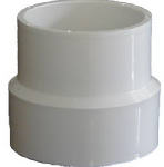 IPEX USA LLC PVC Pipe Sewer & Drain Adapter Coupling, 4 In.