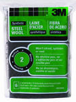 3M 3M 10116 Steel Wool, 4 in L, 2 in W, #2 Grit, Medium, Black PAINT 3M