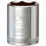 DEWALT DEWALT DWMT85861OSP Drive Hand Socket, 9/16 in Socket, 1/4 in Drive, 6-Point, Steel, Polished Chrome Vanadium TOOLS DEWALT