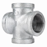 CODA RESOURCES LTD IMP 1 In. Galvanized Pipe Cross PLUMBING, HEATING & VENTILATION CODA RESOURCES LTD IMP