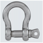 ASSA ABLOY AMERICAS RESIDENTIALI NC Marine Grade Anchor Shackle, Stainless Steel, 3/8 In.