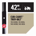 OREGON TOOL INC Oregon 42 In. Deck Riding Lawnmower Blade - Fits Cub Cadet and Troy Bilt Riding Mowers (2-Count)