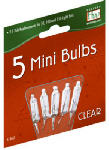KWANG TA ELECTRIC PHILS. CORP. 5PK 2.5V Clear Mini Bulb