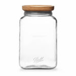 NEWELL BRANDS DISTRIBUTION LLC Ball 15.6 Cup Stack & Store Mason Jar with Wooden Lid HOUSEWARES NEWELL BRANDS DISTRIBUTION LLC