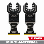MILWAUKEE Milwaukee 49-25-1522 Blade, 1-3/8 in, 2 in D Cutting, Carbide/HCS/Titanium, 2/PK TOOLS MILWAUKEE