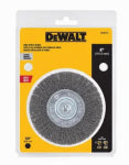 DEWALT ACCESSORIES Coarse Crimped Wire Wheel Brush, 1/4 In. Arbor, 4 In. TOOLS DEWALT ACCESSORIES