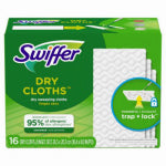 PROCTER & GAMBLE Disposable Dry Cloth Refills, 16-Ct.