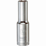 DEWALT DEWALT DWMT89532OSP Drive Hand Socket, 7/16 in Socket, 1/2 in Drive, 6-Point, Steel, Polished Chrome Vanadium TOOLS DEWALT