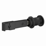 ASSA ABLOY AMERICAS RESIDENTIALI NC Barn Door Lock for Interior Sliding Barn Door, Matte Black