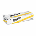 ENERGIZER Industrial 9 Volt (9V) Alkaline Battery, 12 Pk.