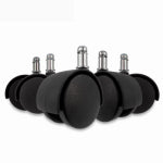 SHEPHERD HDWE. PROD., LLC. 2" Office Twin Wheel Stem Casters 5 Pack.