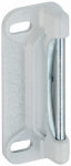 ASSA ABLOY AMERICAS RESIDENTIALI NC Storm/Screen Door Replacement Strike Plate, White HARDWARE & FARM SUPPLIES ASSA ABLOY AMERICAS RESIDENTIALI NC
