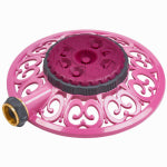 MELNOR INC 8-Pattern Sprinkler, Red Metal Base LAWN & GARDEN MELNOR INC