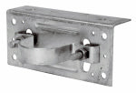 MIDWEST AIR TECHNOLOGIES Chain Link Adjustable Wood Adaptor Clamp, 2-3/8 In.