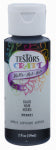TESTORS Testors 292421A Acrylic Craft Paint, Matte, Black, 2 oz, Bottle PAINT TESTORS