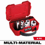 MILWAUKEE Milwaukee 49-22-4006 Hole Saw Kit, 9-Piece TOOLS MILWAUKEE